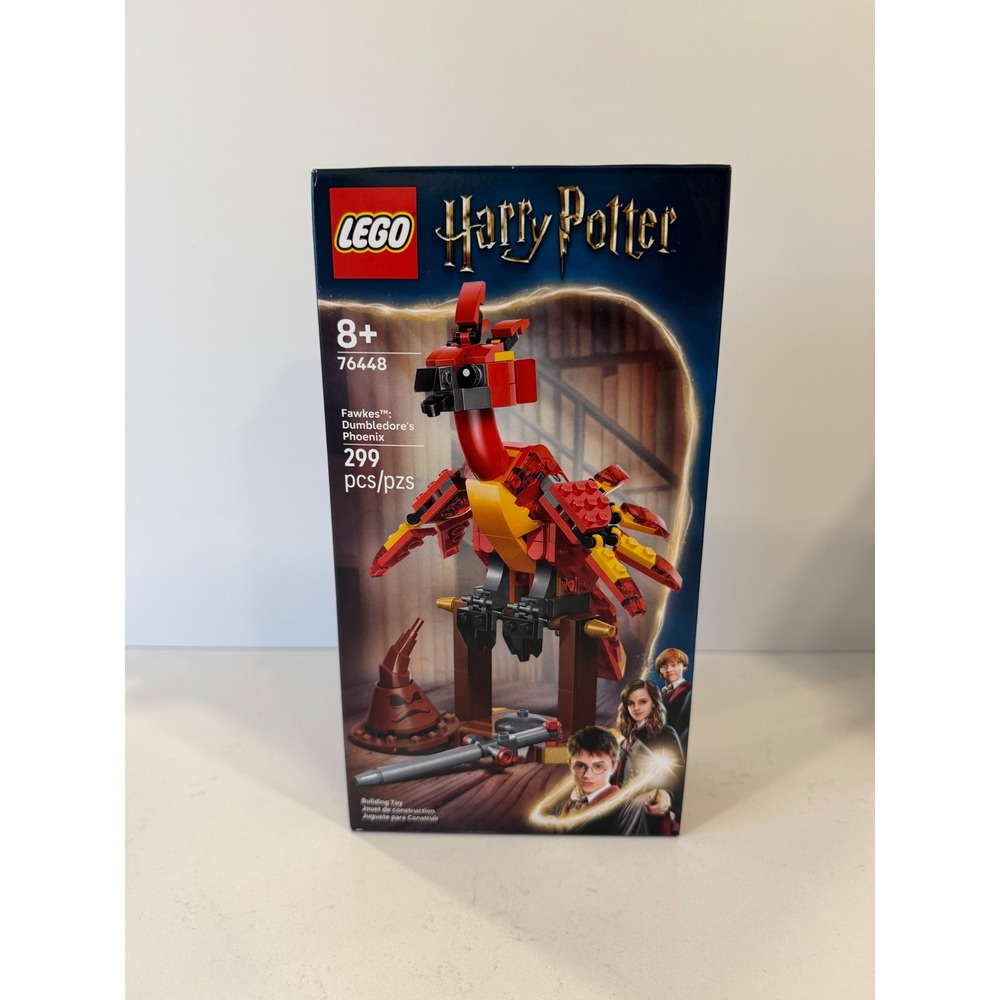 LEGO Harry Potter Fawkes Dumbledores Phoenix Set 76448 299 Pcs New